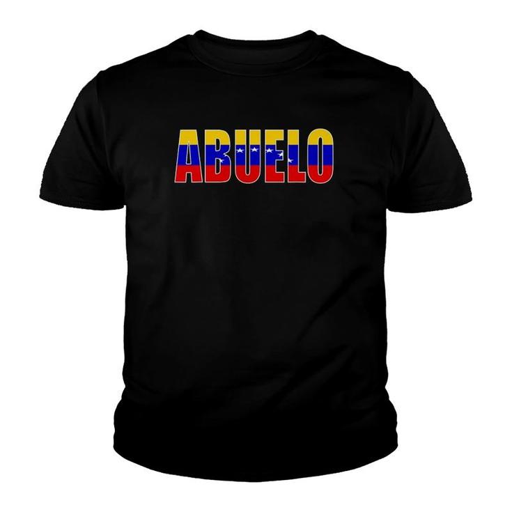 Venezuelan Abuelo First Time Grandpa Father's Day Youth T-shirt