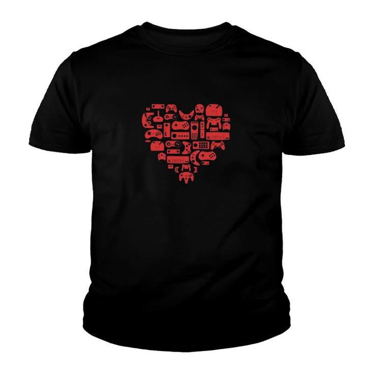 Video Games Heart Youth T-shirt