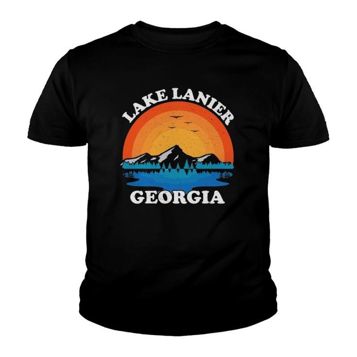 Vintage Family Vacation Retro Georgia Lake Lanier Youth T-shirt