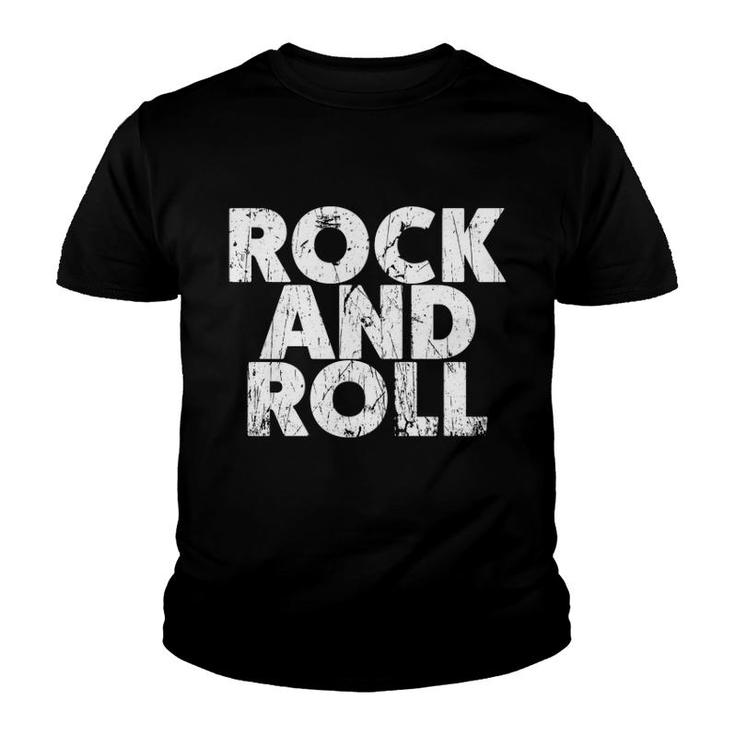 Vintage Grunge Old Rock & Roll Music Rock And Roll Youth T-shirt