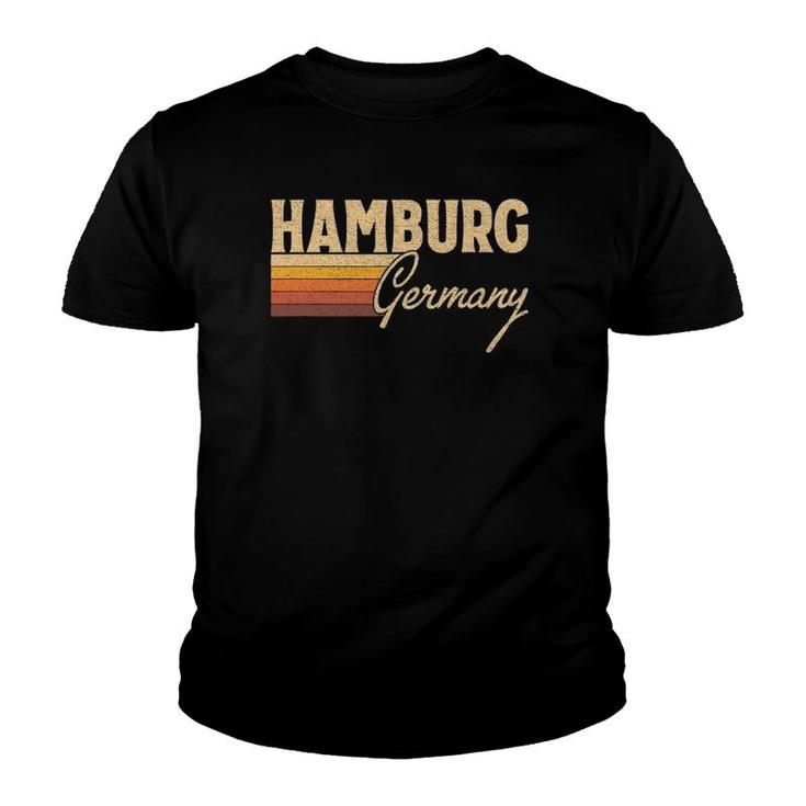 Vintage Hamburg Germany Men Women Gift Youth T-shirt