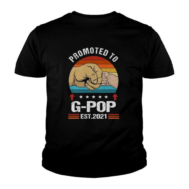 Vintage Promoted To G-Pop 2021 Father Day Youth T-shirt