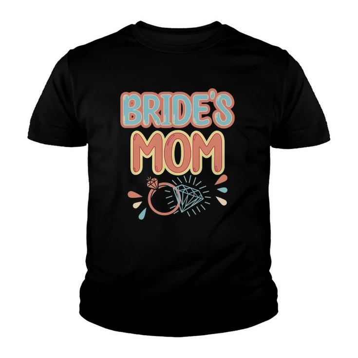 Vintage Retro Bride's Mom Bachelorette Party Matching Youth T-shirt