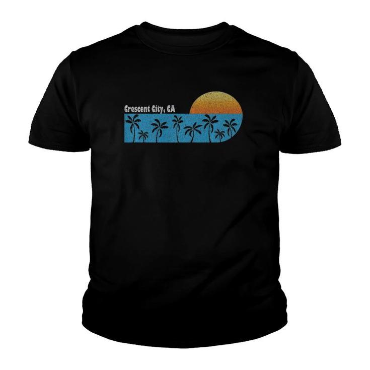 Vintage Retro Crescent City Ca Souvenir Gift Youth T-shirt