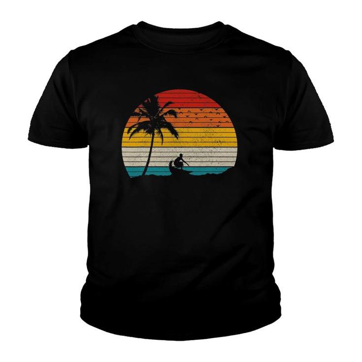 Vintage Surfer Retro Surfing Beach Surf Youth T-shirt