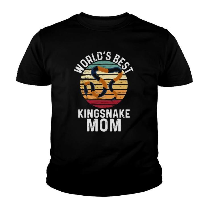 Vintage World's Best Kingsnake Mama Pet Snake Youth T-shirt