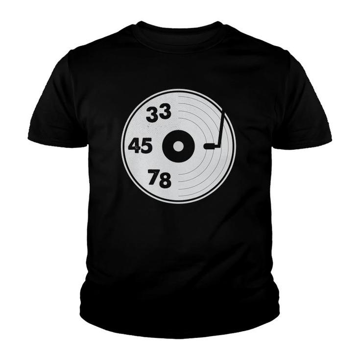 Vinyl Record 33 45 78 Turntables Dj Audiophile Lp Ep Gift Youth T-shirt
