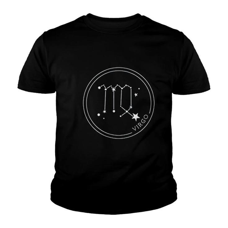 Virgo Zodiac Sign Constellation Gift Youth T-shirt
