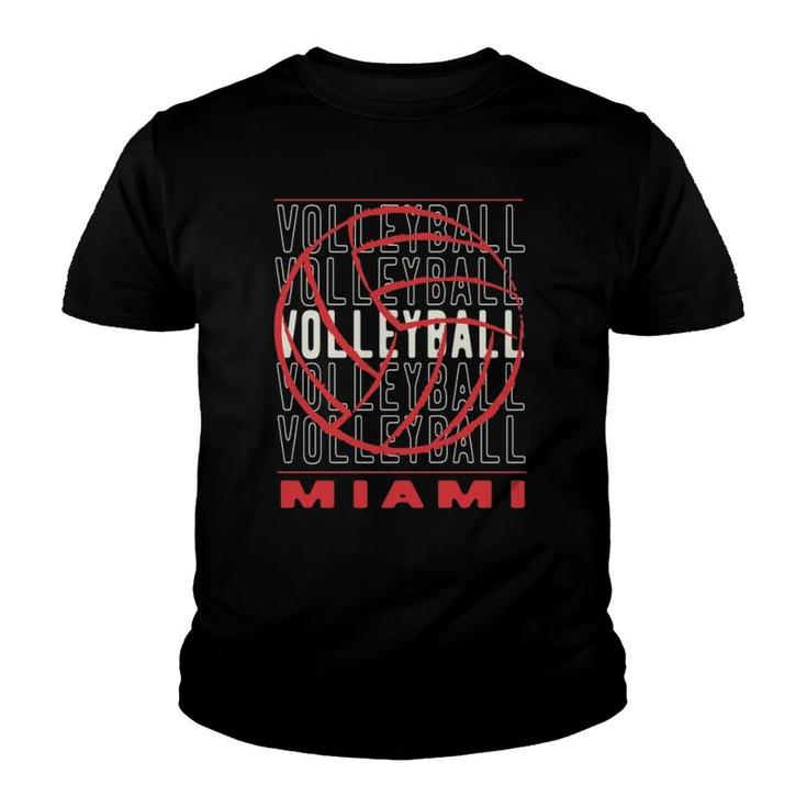 Volleyball Ball Miami Ohio  Youth T-shirt