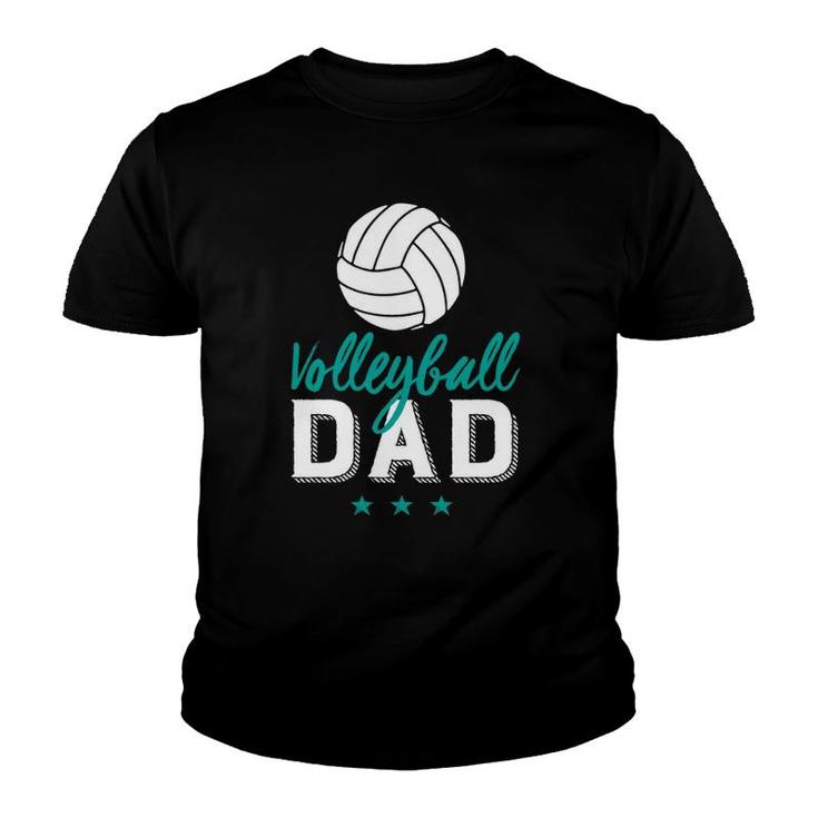Volleyball Dad Proud Father And Sports Parents Youth T-shirt
