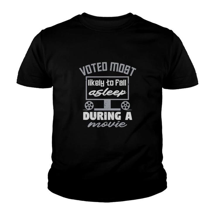Voted Most Likely To Fall Youth T-shirt