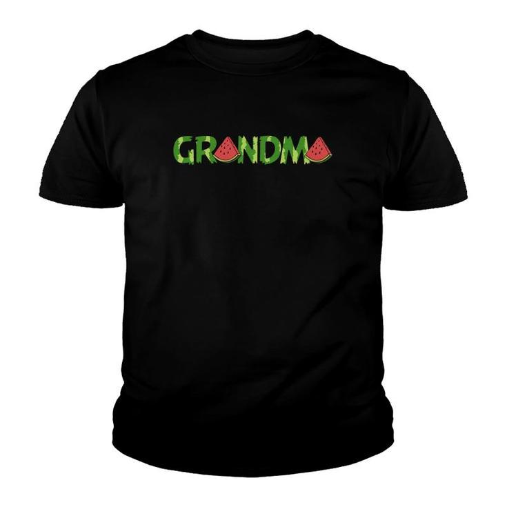 Watermelon Funny Grandma Youth T-shirt