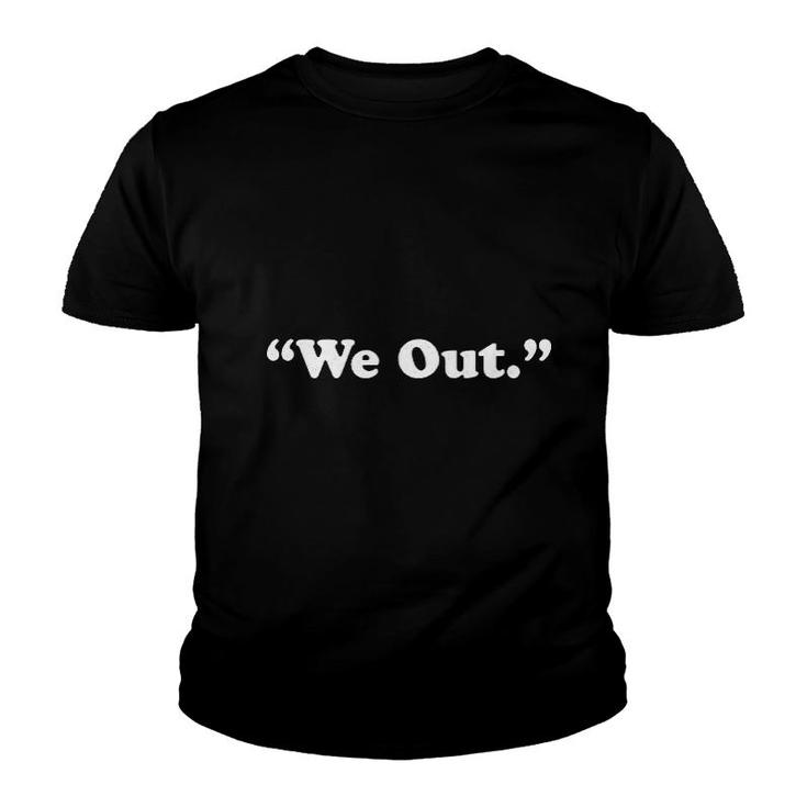 We Out Black History Youth T-shirt