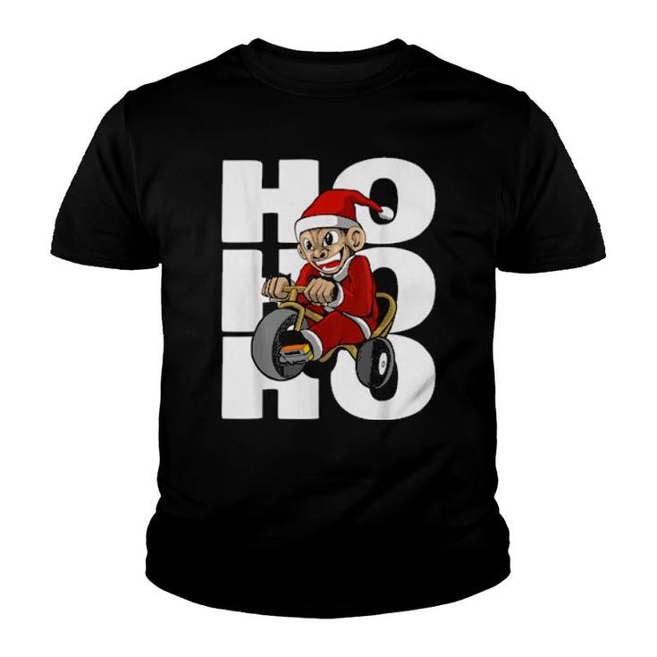 Weihnachten Santa Claus Dreirad Ho Ho Ho  Youth T-shirt