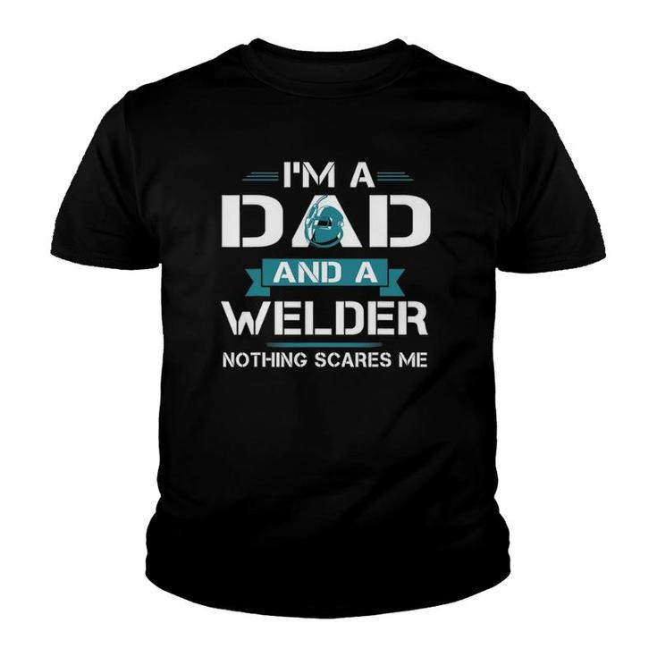 Welder American Flag - Usa Patriotic Welder Dad Father's Day Youth T-shirt