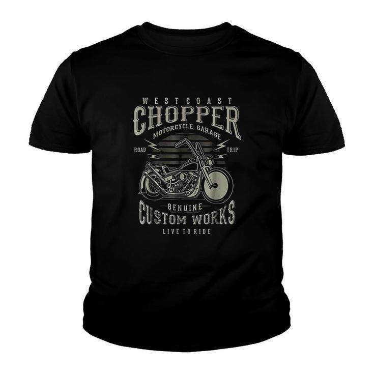 West Coast Chopper Motorcycle Youth T-shirt