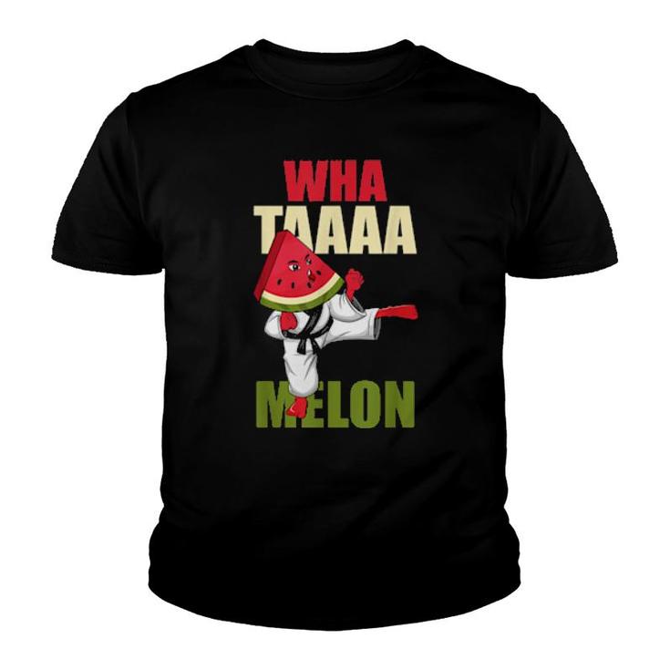 Whataaa Melon Fruit Watermelon Pun Karate Martial Arts  Youth T-shirt