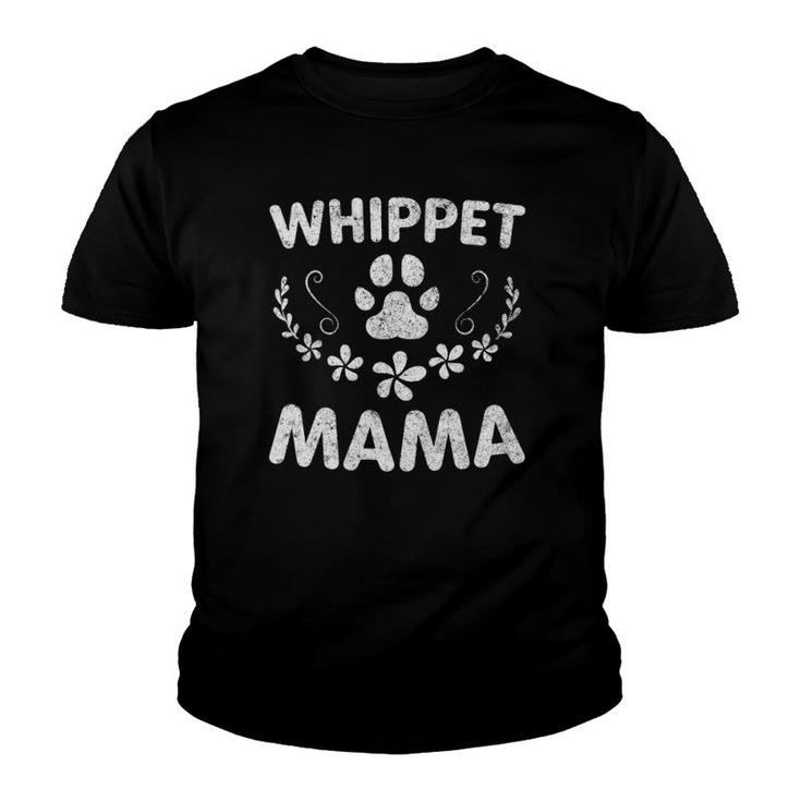 Whippet Mama Whippet Lover Owner Funny Dog Mom Youth T-shirt