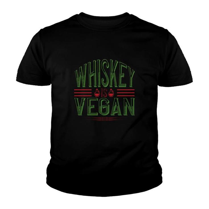Whiskey Is Vegan Youth T-shirt