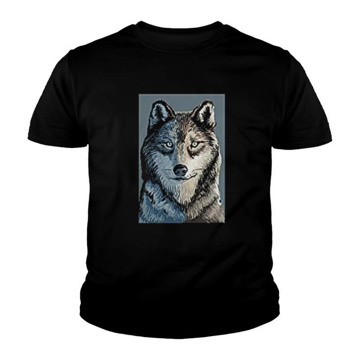 Wolf Up Close Youth T-shirt