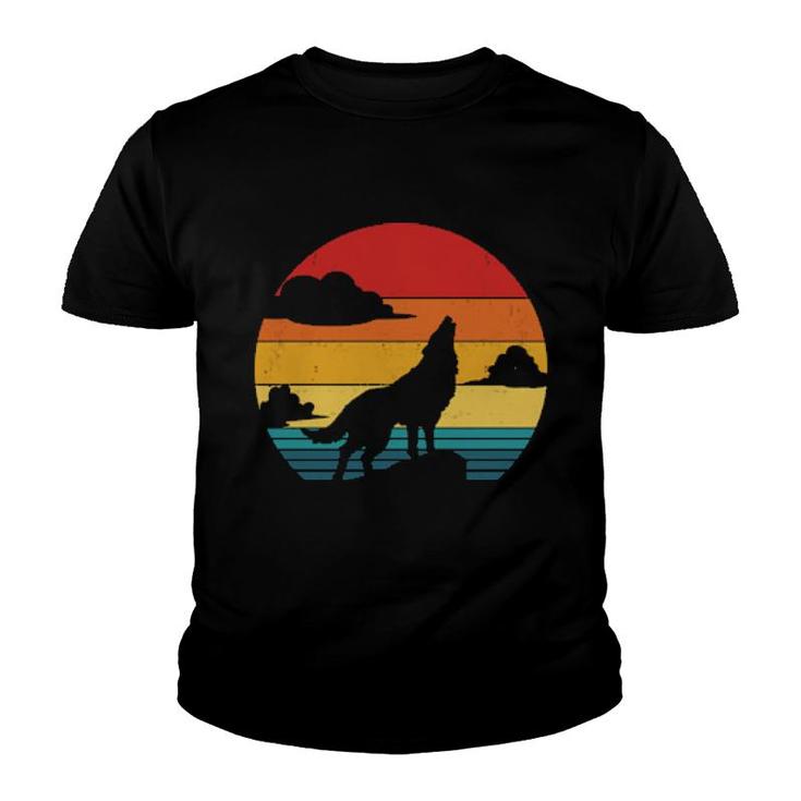Wolf Vintage Sunset Youth T-shirt
