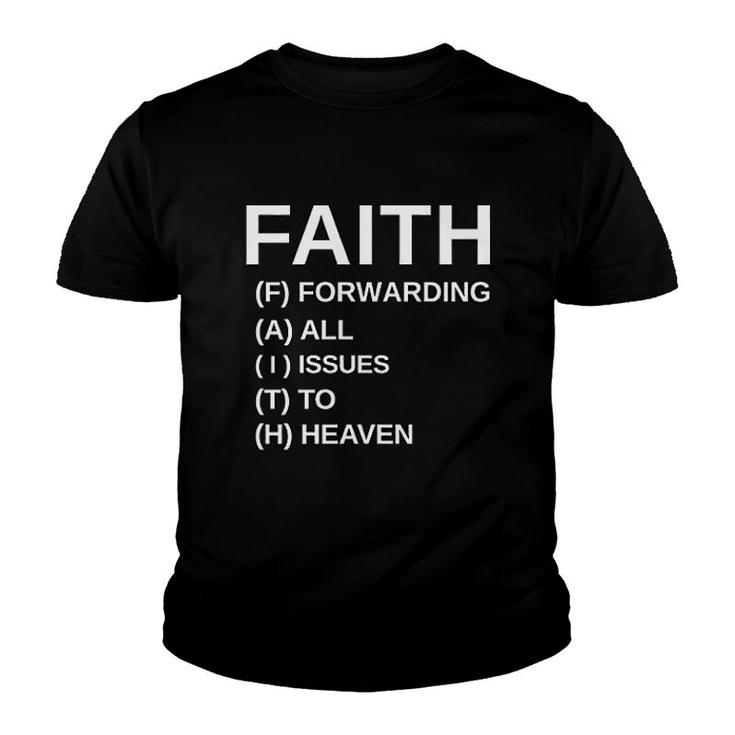 Women Faith Round Neck Graphic Cute Funny Youth T-shirt