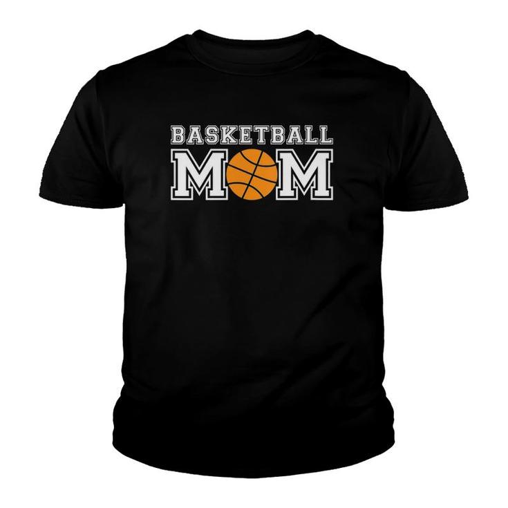 Womens Basketball Mom  Basketball Gift For Mother Basketball V-Neck Youth T-shirt