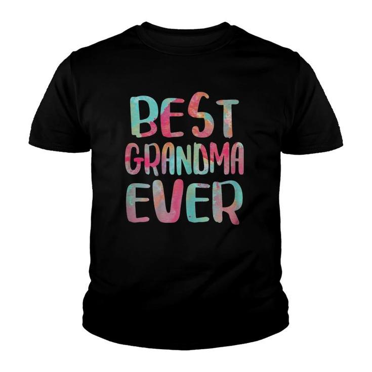 Womens Best Grandma Ever Mother's Day Gif Youth T-shirt