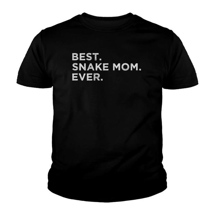 Womens Best Snake Mom Ever Youth T-shirt