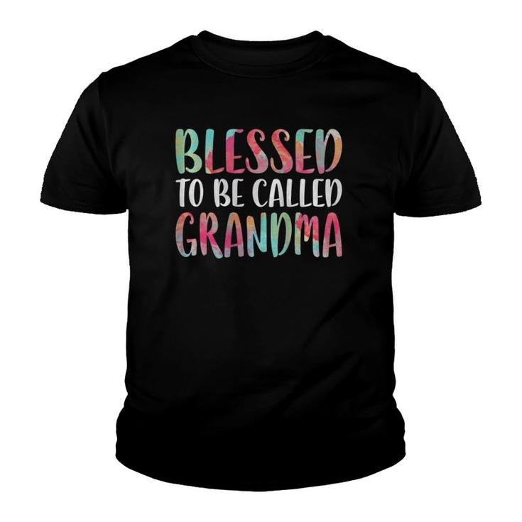 Womens Blessed To Be Called Grandma Mother's Day  Youth T-shirt