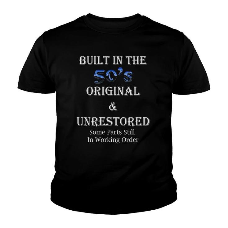Womens Built In The 50'S Original And Unrestored V-Neck Youth T-shirt