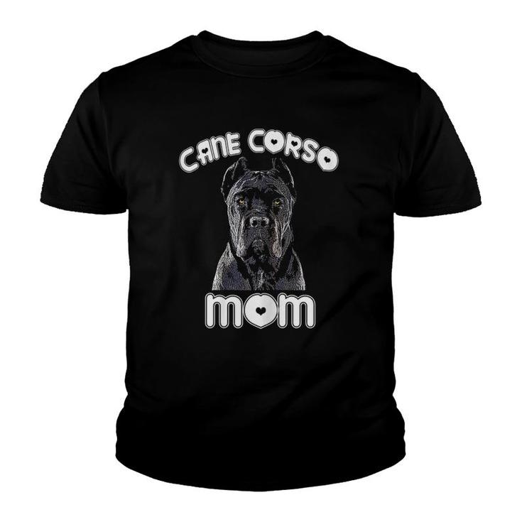 Womens Cane Corso Mom Italian Mastiff Gift Youth T-shirt