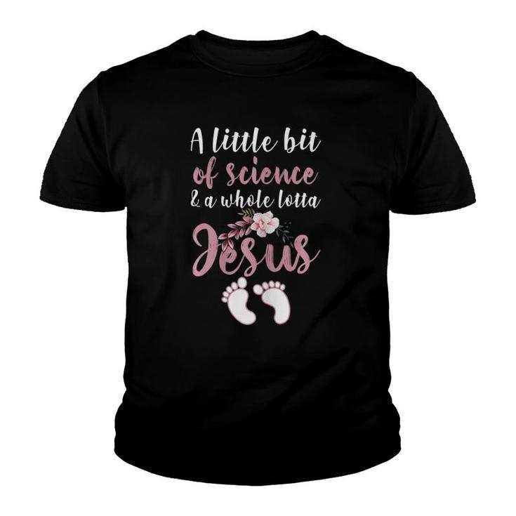 Womens Christian Ivf Surrogate Baby Mother  Love God Faith Youth T-shirt