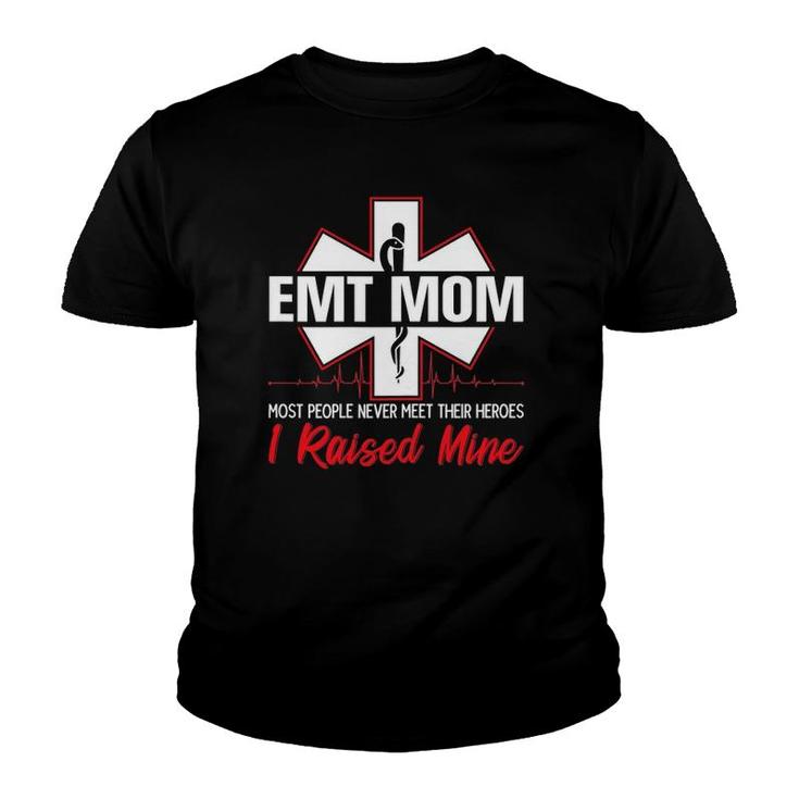Womens Emt Mom Emergency Medical Technician Mothers Day Ambulance Youth T-shirt