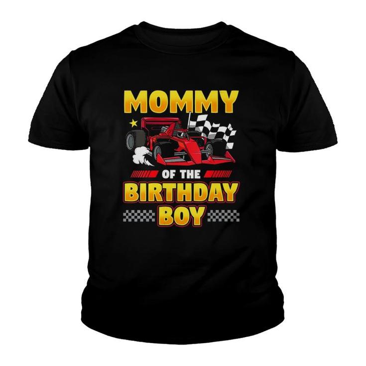 Womens Formula Race Car Mommy Of Birthday Boy Party Racing  Youth T-shirt