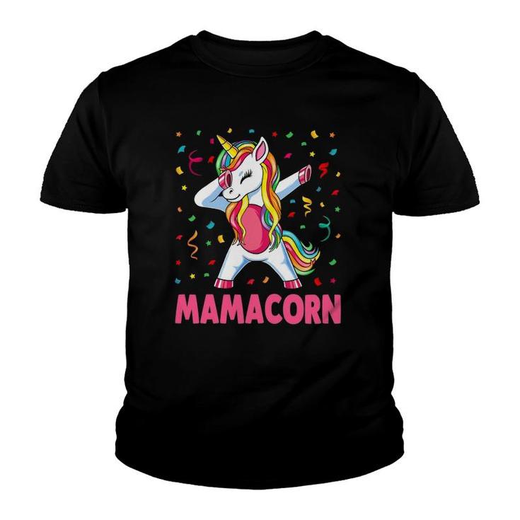 Womens Funny Mamacorn Unicorn Costume Mom Mother's Day Youth T-shirt