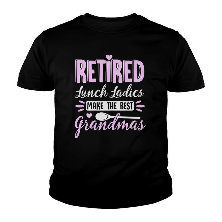 Womens Funny Retired Lunch Lady I Magical Cafeteria Grandma Youth T-shirt