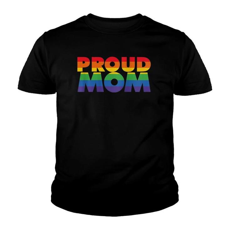 Womens Gay Pride  Proud Mom Lgbt Parent Father's Day Raglan Baseball Tee Youth T-shirt