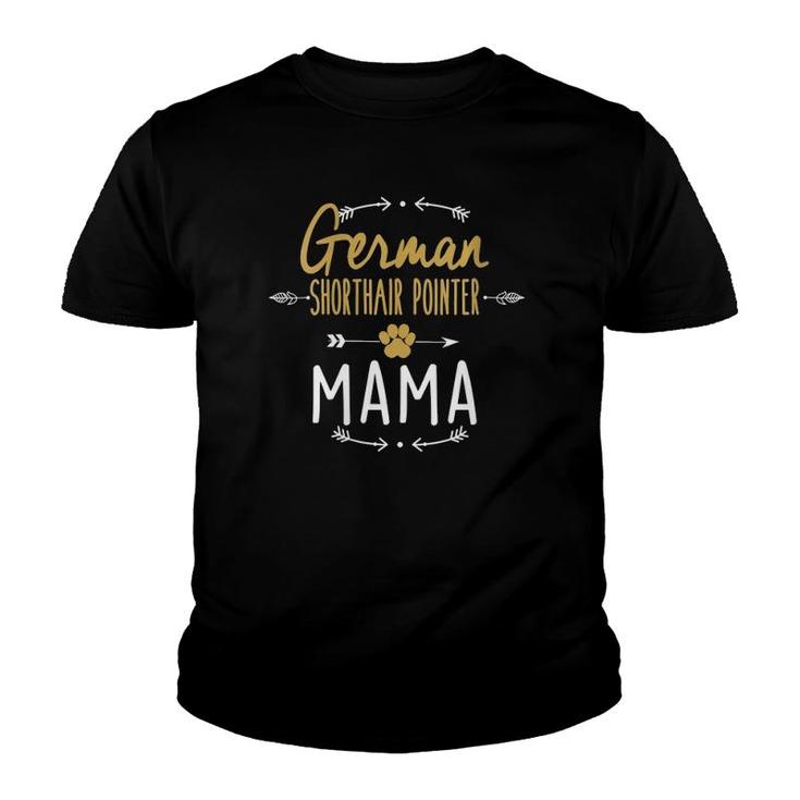 Womens German Shorthair Pointer Gsp Mom Gift Mother Women V-Neck Youth T-shirt
