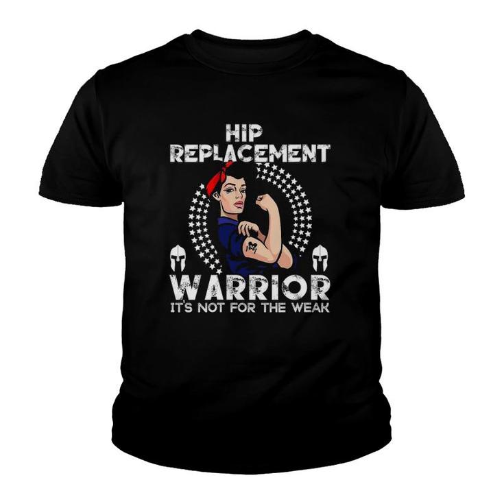 Womens Hip Replacement WomenWarrior Awareness Gift Youth T-shirt