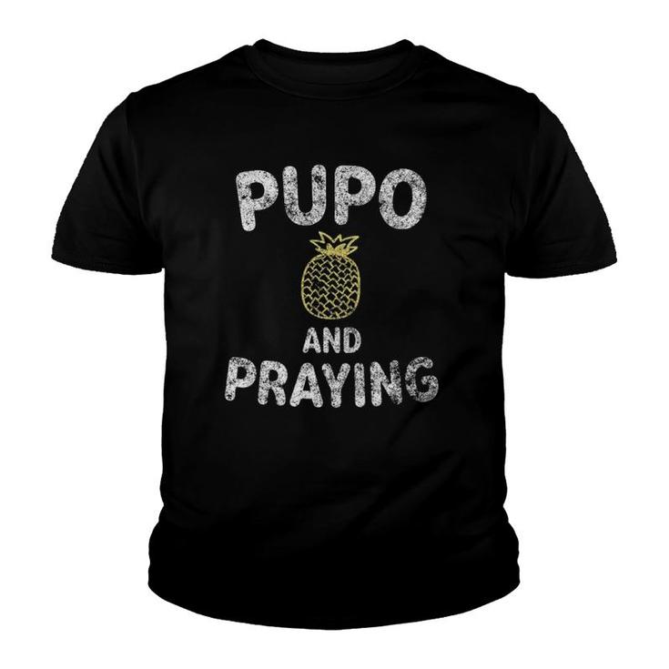 Womens Ivf Pineapple  For Embryo Transfer Pupo And Praying  Youth T-shirt