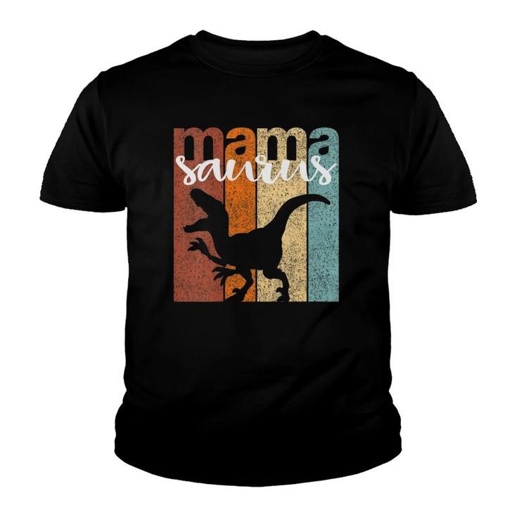 Womens Mamasaurus Family Gift Vintage Youth T-shirt