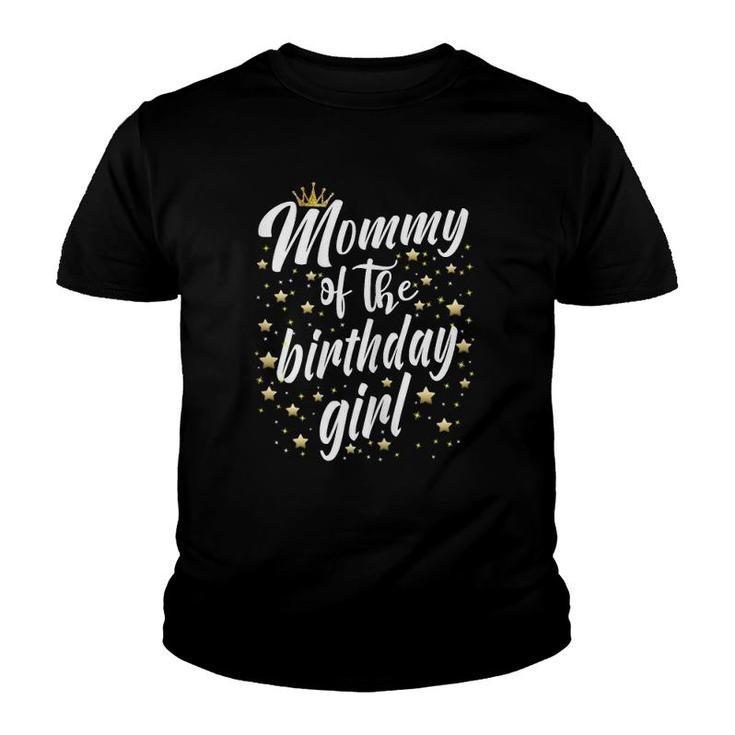Womens Mom Birthday Party Outfit Mother Mommy Of The Birthday Girl Youth T-shirt