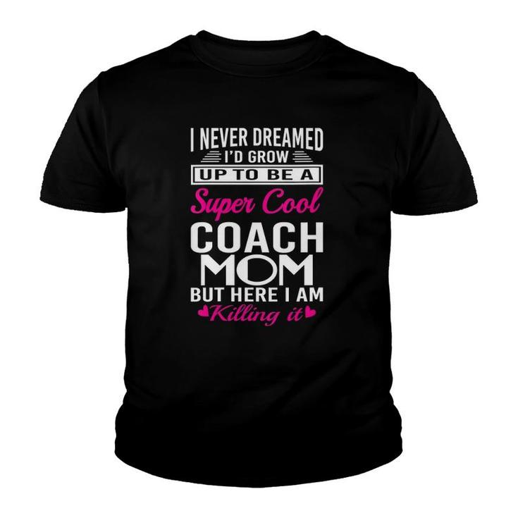 Womens Mother's Day Gifts - Cool Coach Mom V-Neck Youth T-shirt