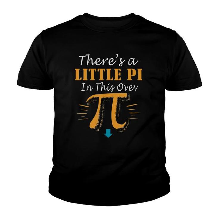 Womens Pregnancy Announcement Pi Day Math Baby Shower Mom Youth T-shirt