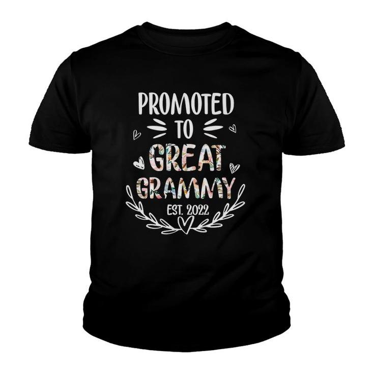 Womens Promoted To Great Grammy Est 2022 Ver2 Youth T-shirt