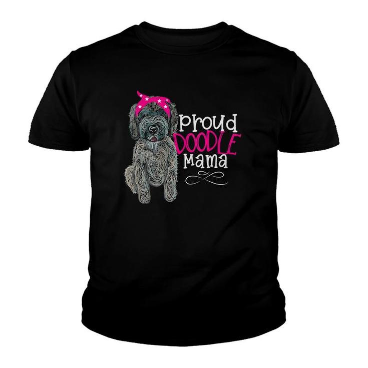 Womens Proud Doodle Mama Goldendoodle Labradoodle Pyredoodle Youth T-shirt