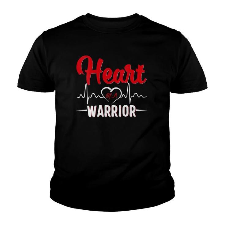 Womens Proud Of A Heart Warrior Chd Awareness Gift  Youth T-shirt