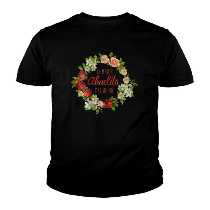 Womens Regalo Para Abuela - La Mejor Abuelita Del Mundo Youth T-shirt