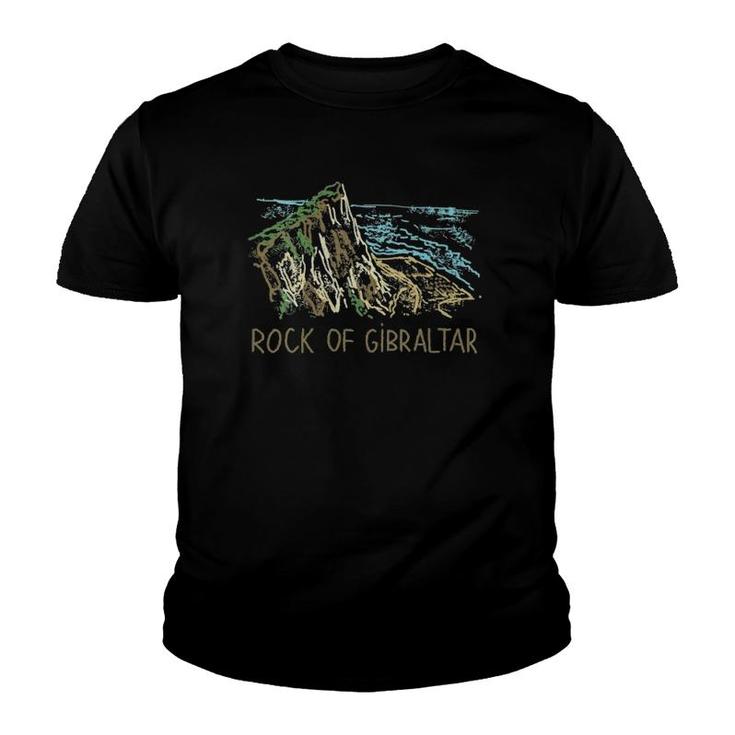 Womens Rock Of Gibraltar Youth T-shirt